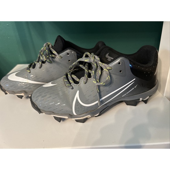 Unisex Nike Hyper Diamond 4 Gray And Black Ombré Size 4Y - Picture 1 of 11